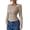 Grey Apricot, variant on PRETTYGARDEN Womens Early Fall Fashion Long Sleeve T Shirts Asymmetrical Ribbed Fitted Trendy Going Out Tops Y2K Outfits