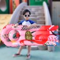 thumbnail image 4 of Oversized Pool Float Lounge Cartoon Prints Inflatable Recliner Foldable Water Hammock Kids Adults Summer Beach Water Toy, 4 of 7