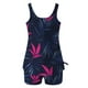 thumbnail image 5 of Trajes de baño tankini para mujer Traje de baño conservador para mujer Traje de baño estampado Plus Boyshort de dos piezas dividido Traje de baño de dos piezas para mujer, 5 of 6