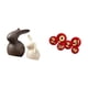 thumbnail image 5 of Juego De Estatuas De Conejo De Cerámica Y Abanicos De Papel Para Año Nuevo Chino, Decoraciones Para TV, Armarios, Paredes De Jardín, Puertas, Festival De Primavera, Celebración De Pascua., 5 of 8