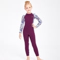 thumbnail image 3 of Soidarity Trajes de neopreno para niños y niñas, traje de buceo a prueba de frío, pantalones de manga larga gruesos, traje de baño para jóvenes, Deportes acuáticos Púrpura M Soidarity OD003675-02, 3 of 6