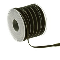 Clode Green Velvet Ribbon 3/8 Inch 20 Yards Dark Green Velvet Fabric Thin Velvet Ribbon for Choker Wrapping Bows Flower Bouquet Wedding Christmas Decorations Party Dress for Women Club