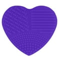 thumbnail image 2 of Love Heart Wash Cosmetic Brushes Cleaner Silicone Makeup Tool Cleaning Scrubber, 2 of 10