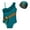 A, variant on Girls Merida Princess Swimsuit One Piece Bathing Suit Swimwear