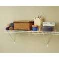 thumbnail image 3 of ClosetMaid 1031 Wire Shelf Kit, 3-Feet X 12-Inch, White, 3 of 5