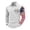 White, variant on Gyexs 250th Anniversary USA Shirt Mens Long Sleeve Button Down Tee Shirts Fashion Printed Dress Shirt for Men Red, Size XL