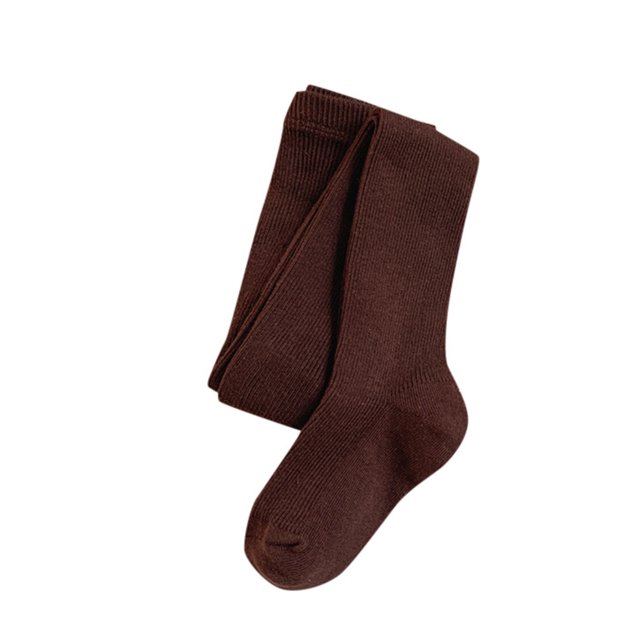 Kid Socks Stack Socks Knitted Leg Warmers Loose Knee High Leg for Girls Coffee Socks 12-24 Years