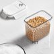 thumbnail image 4 of MGEZCOO - Juego de recipientes herméticos para almacenar alimentos: botes de plástico sin BPA con tapa, 4 piezas para organizar y almacenar alimentos en la despensa, ideales para cereales,, 4 of 6
