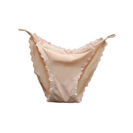 GHSOHS Womens Underwear Panty Womens Cotton Underwear High Waist Lace Shorts for Women Low Waist Mesh Briefs Solid Cotton Crotch Underwear Panties Seamless Underpants No Show Lace Panties Briefs M