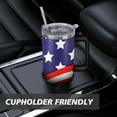 thumbnail image 7 of 40oz July 4th Handle Cup 🇺🇸,Stars & Stripes Stainless Steel Tumbler-Hand Wash Only, 7 of 7