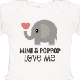 thumbnail image 4 of Inktastic Mimi and PopPop Love Me Baby Gift Boys or Girls Long Sleeve Baby Bodysuit, 4 of 5