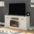thumbnail image 2 of Ameriwood Home Galacia Electric Fireplace & TV Console for TVs up to 65", White Oak, 2 of 19