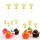 thumbnail image 4 of 24 adornos para tartas con forma de ángel de papel brillante, palillos de fruta, adornos para tartas, recuerdos de cumpleaños y bodas., 4 of 7