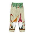 thumbnail image 5 of Bingfone Pajamas For Women,Christmas Card With Gnomes Pajama Pants With Pockets-Large, 5 of 9