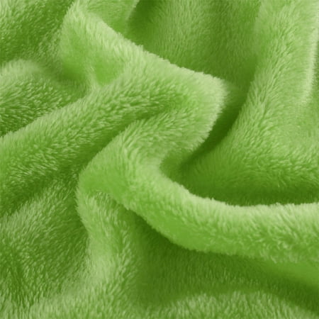 Soft Warm Fleece Blanket Throw Rug Plain Plush Flannel Solid Sofa Bed Blankets Lime Green Full Size Canada Soft Warm Fleece Blanket Throw Rug, Green Throws For Sofas