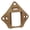 Mud Color, variant on Huhudde Helmet NVG Mount Base Adapter Shroud with 3-Hole, Helmet NVG Mounting Accessories for Fast Helmet