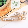 thumbnail image 1 of Pinzas del mantón del suéter del diamante artificial Pin de la solapa del cuello de la aleación del cinc Yinane broche de cristal de seguridad, 1 of 8