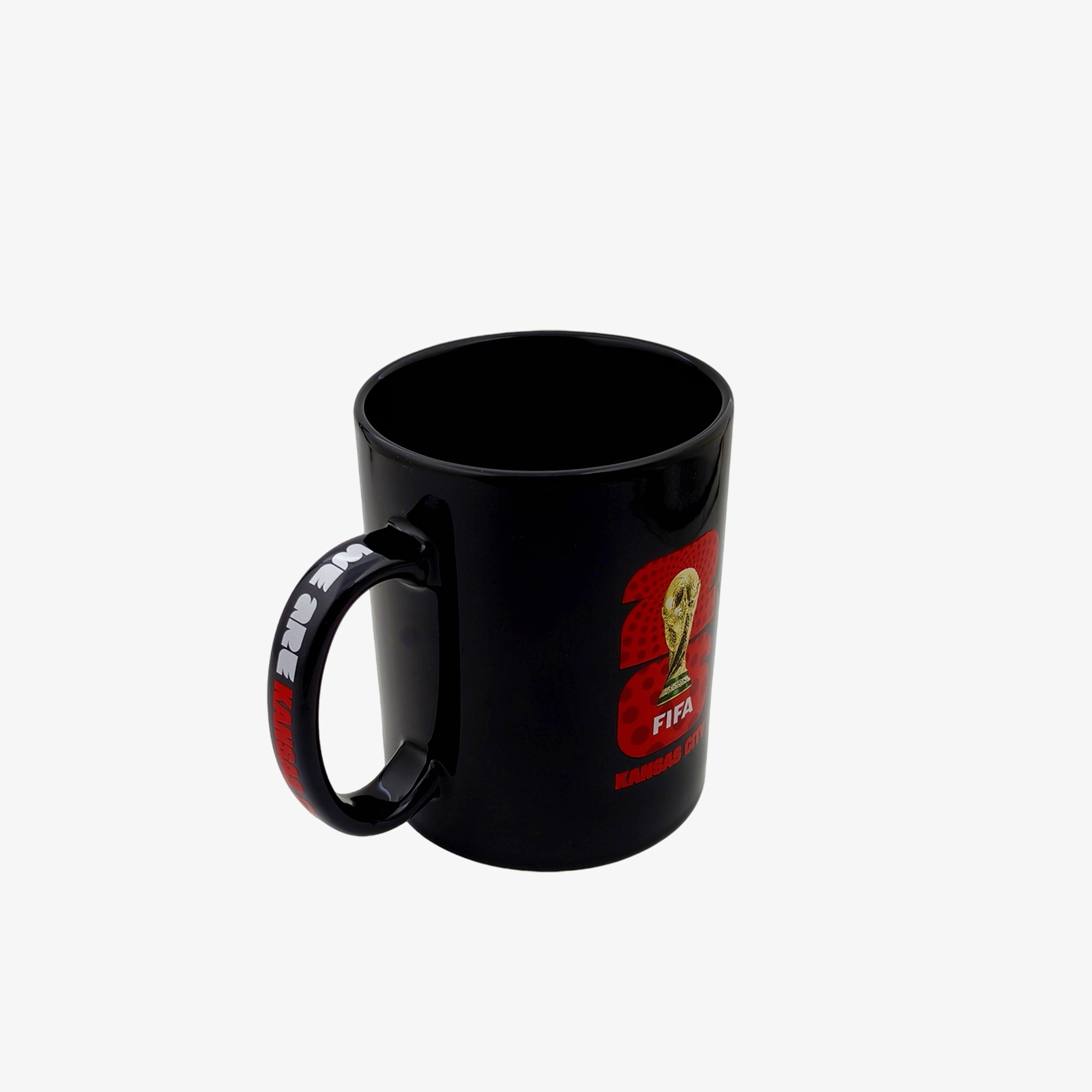 FIFA World Cup 2026 Host City Black Ceramic Soccer Mug - Kansas City