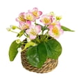 thumbnail image 2 of OCCOA Small Fake Plants Mini Artificial Faux Plants Indoor with Flowers Spring Decorations for Home Room Farmhouse Desk House Bathroom Decor,Pink, 2 of 7
