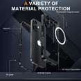 thumbnail image 3 of Shockproof Dustproof Case for iPhone 17, Compatible with MagSafe Heavy Duty/Military Grade/Rugged Protection Built in Screen Protector Phone Case Cover, 3 of 8