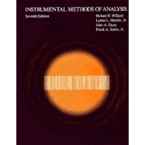 Pre-Owned Instrumental Methods of Analysis 9780534081423 Used