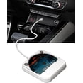 thumbnail image 1 of Nidemao Portable Car CD Player with USB/AUX Interface, External CD Player, Compatible with Car Radio, Laptop, TV and Computer (White), 1 of 8