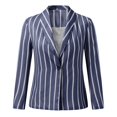 thumbnail image 1 of Vedolay Coat for Women Womens Fall Fashion 2023 Casual Blazers Long Sleeve Work Suit Jackets with Pockets,Dark Blue XL, 1 of 5