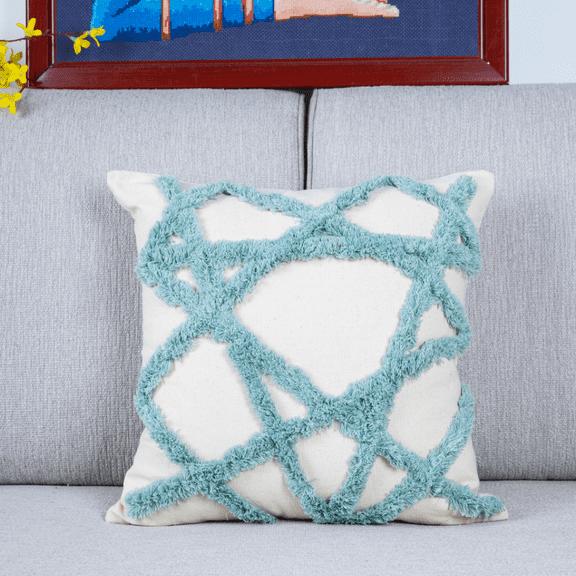 Pillow Case Chinese Retro Tufted Sofa Waist