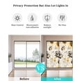 thumbnail image 4 of Window Privacy Film Sunflowers Stained Glass Window Film Decorative Sun Block Window Cover Spring Farm Bees Garden Vintage Window Clings Static Adhesive Sticker for Bathroom 29.5"x78.7", 4 of 7