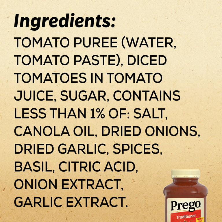 Prego® Traditional Pasta Sauce, 45 oz - Foods Co.