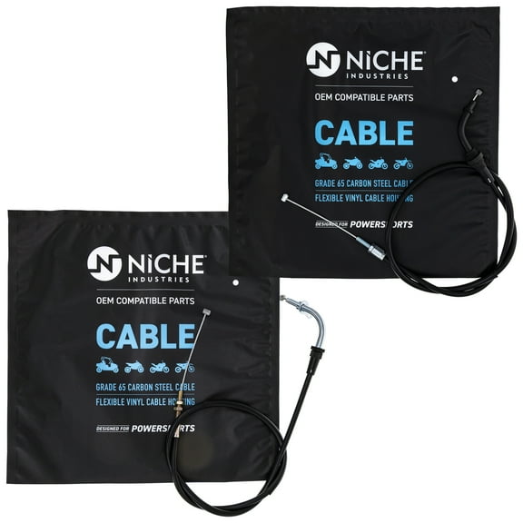 Niche Push Pull Throttle Cable Set for Yamaha YZF R6 5EB-26311-00-00 5EB-26312-00-00 MK1005875