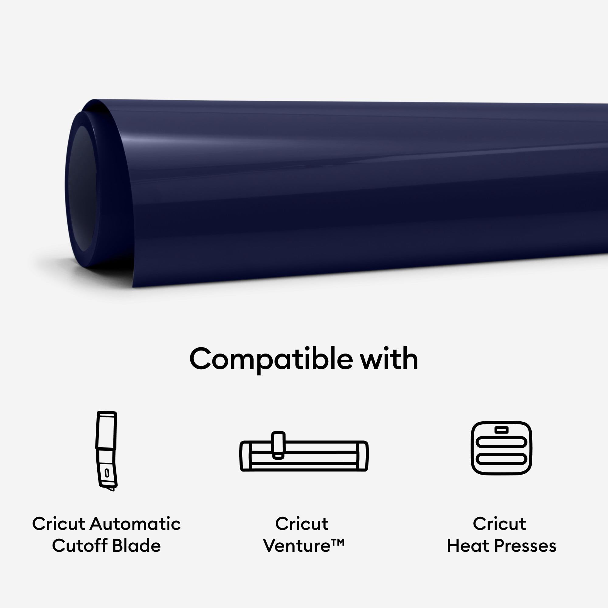 Cricut Venture Smart Iron-On Vinyl (25 in x 12 ft), 25" x 144"