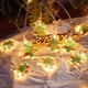 thumbnail image 5 of Cadena de Luces LED Navideñas Xihbxyly En Papá Noel Muñeco de nieve árbol, 5 of 6