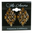 thumbnail image 2 of Post Earrings With Crystal Accents Gold-Tone, 2 of 2