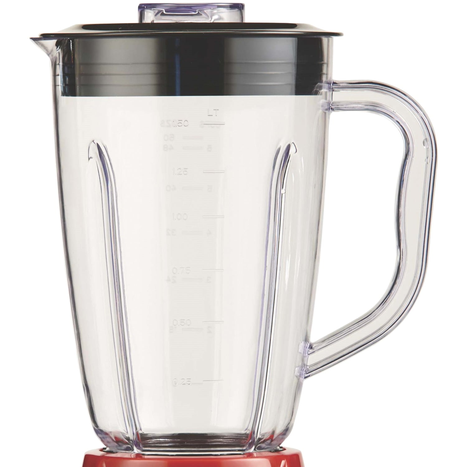 Brentwood 350 W 50 oz 12-Speed + Pulse Blender, Red