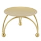 thumbnail image 2 of Adorno Para Candelabro, Candelabro Redondo De Hierro, Bandeja Decorativa Para Mesa Con Soporte Triangular Inferior, Adecuado Para Sostener Platos De Velas De Cera, 2 of 7