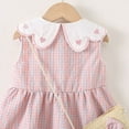 thumbnail image 5 of Zwiiyzr 2025 6M-3Y Infant Toddler Baby Girls Dress Trendy Cute Sleeveless Sweet Heart Print Dress Bag Set Pink, 5 of 9