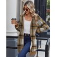 thumbnail image 3 of Zeagoo Women's Zip Up Hoodies Long Sleeve Long Tunic Sweatshirts Oversized Fleece Casual Fall Jacket Coat with Pocket, 3 of 6