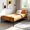 Black, variant on Twin Bed Frame, Twin Size Platform Bed Frame with Headboard, Metal Slats Support, No Box Spring Needed, Noise Free, Black