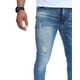 thumbnail image 3 of Pantalón rasgado de mezclilla stretch John Silver  Corte skinny Color azul vainilla, 3 of 4