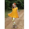 thumbnail image 5 of Millie Loves Lily Girls' Marigold & Cream 4-pc Cotton Top & Printed Legging Set, Toddler Girls, Size 3T, 5 of 5