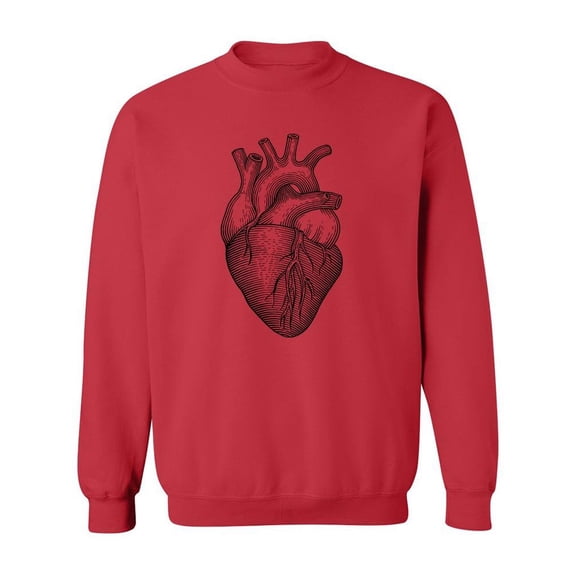 Heart Design. Sweatshirt Men -Image by Shutterstock, Male x-Large