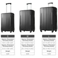 thumbnail image 2 of 2 Piece Hardside Spinner Wheel Luggage Set with Wheels and 3 Digit Combination Lock, 28" 20" 2 Size Suitcase Set, 2 of 8