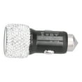 thumbnail image 4 of Bling USB Charging Car Adapter, Rhinestone Decoration Sparkling Stylish USB Adapter Car Decoration Car Interior Accessory  For Mobile Phone For All Cars White, 4 of 8