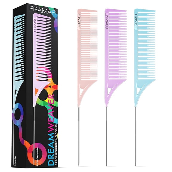 Dreamweaver Highlight Set - Professional Highlighting With Parting Tip, Hair Dye , Foiling s For Highlighting, Highlight s For Highlighting – 3 Pack Pastel