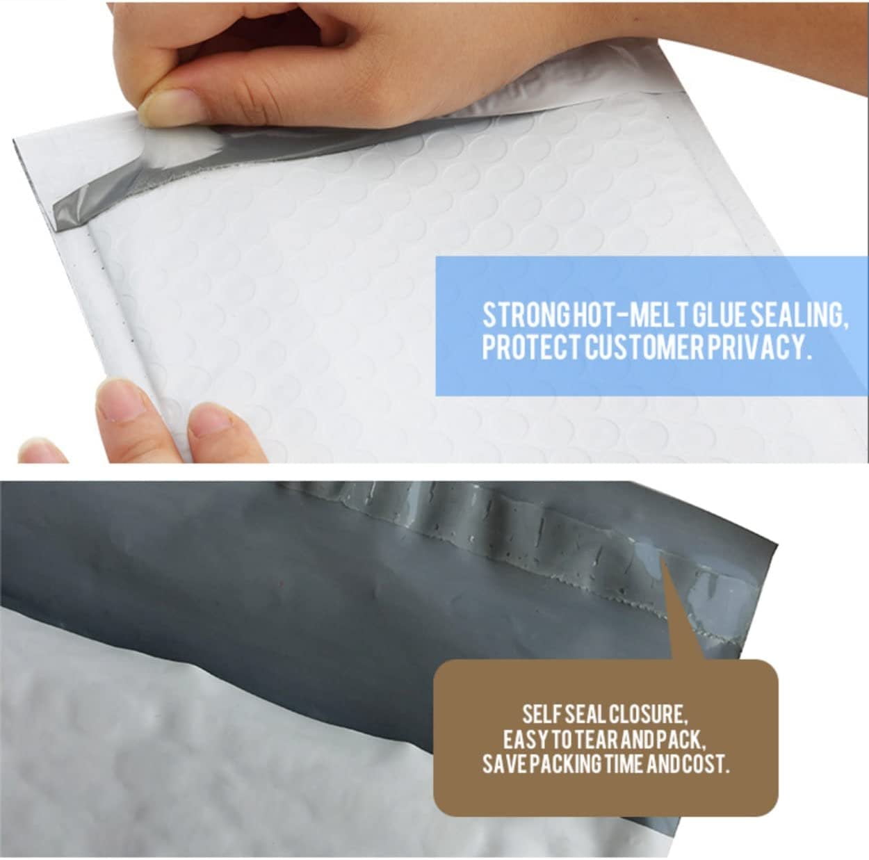1000 #0 6x10 Poly Bubble Padded Envelopes Mailers Shipping Case 6"x10"