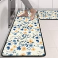 thumbnail image 2 of Kitchen Rugs Sets Of 2,Pioneer Flower Floral Print Pattern Anti Fatigue Kitchen Mat Rugs Non Slip Washable,Decorative Kitchen Floor Mats for Kitchen,Sink,Laundry,17"x47"+17"x47", 2 of 5