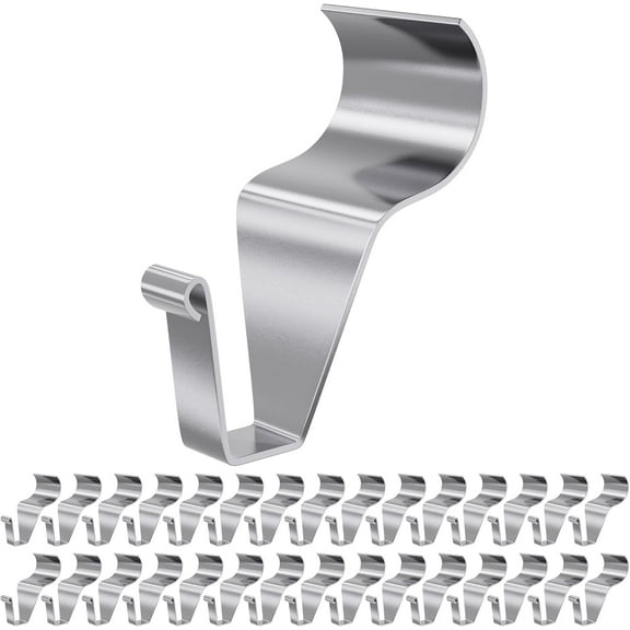 GMZW Vinyl Siding Hooks, (30 Pack) Heavy Duty Vinyl Siding Hangers Clips, No Drill No Hole House Hook for Hanging Outdoor Lights Wreath Decor on Patio Porch