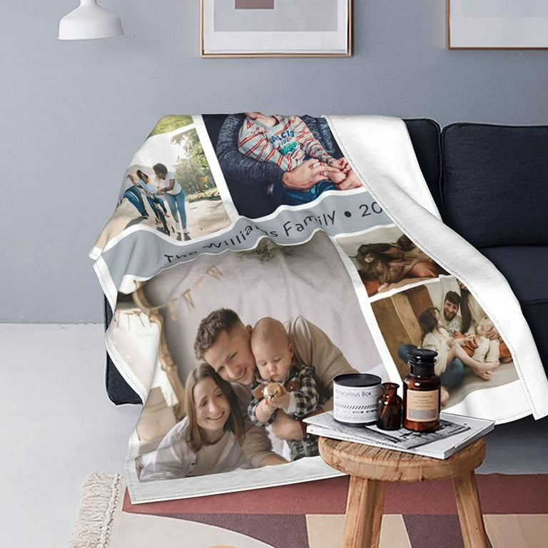 Memory photo blanket hotsell