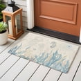 thumbnail image 4 of Entryway Rug 2'x3', Blue Seahorse Coastal Small Rug for Kitchen Bathroom Door Mat Indoor Entrance, Summer Beach Nautical Ocean Coral Vintage Non-Slip Area Rugs Floor Mats Carpet Front Door Rugs, 4 of 8
